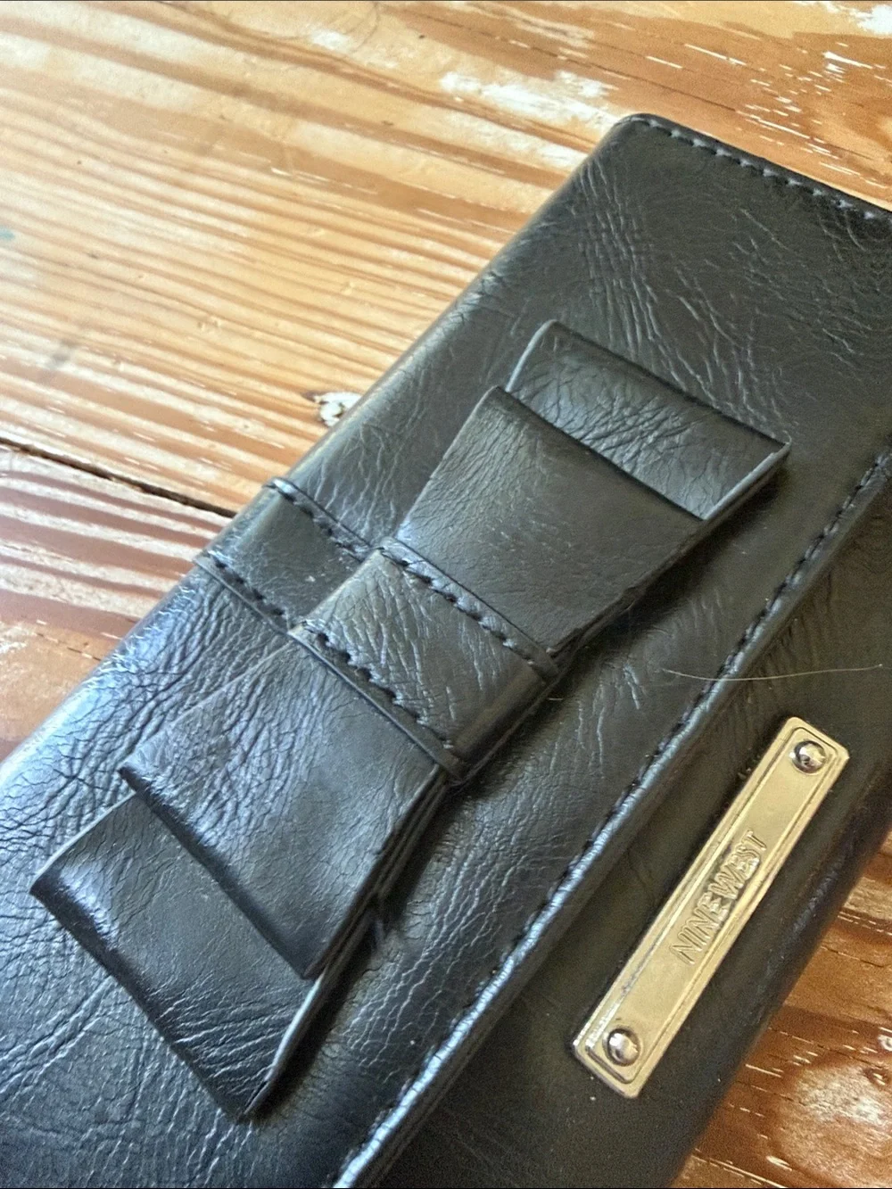 Nine West Black Leather Wallet